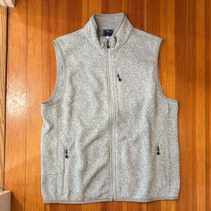 Men's Gray Fleece Vest